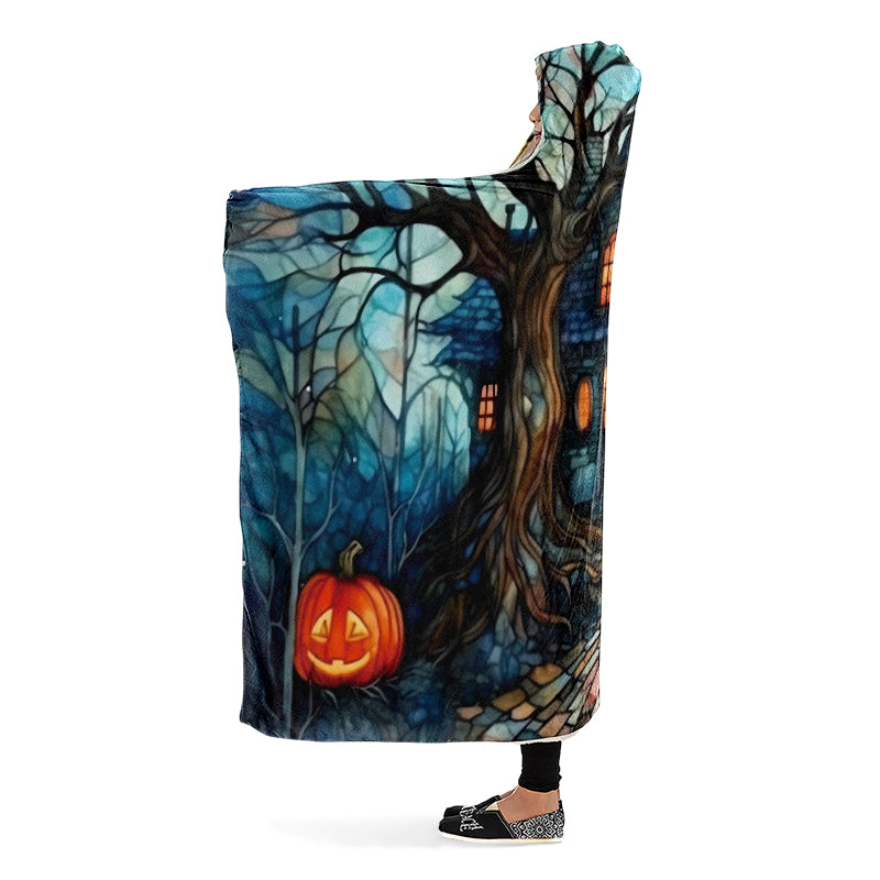 Halloween Hooded Blanket - Offbeat Sweetie