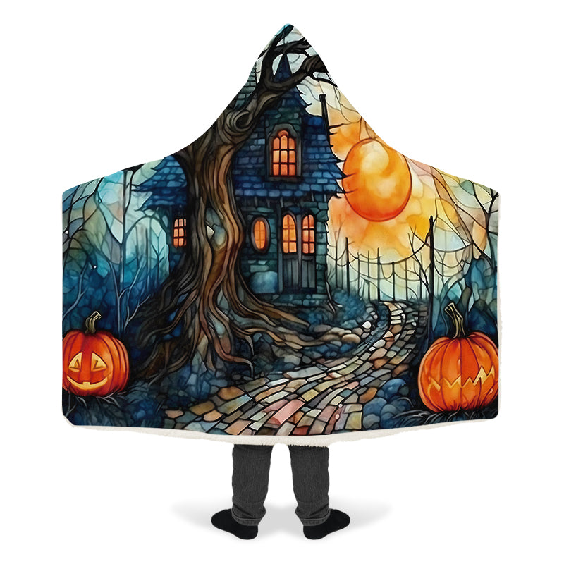 Halloween Hooded Blanket - Offbeat Sweetie