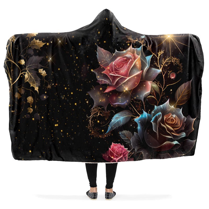 Magical Rose Hooded Blanket - Offbeat Sweetie