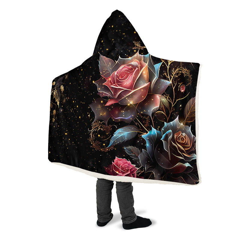 Magical Rose Hooded Blanket - Offbeat Sweetie