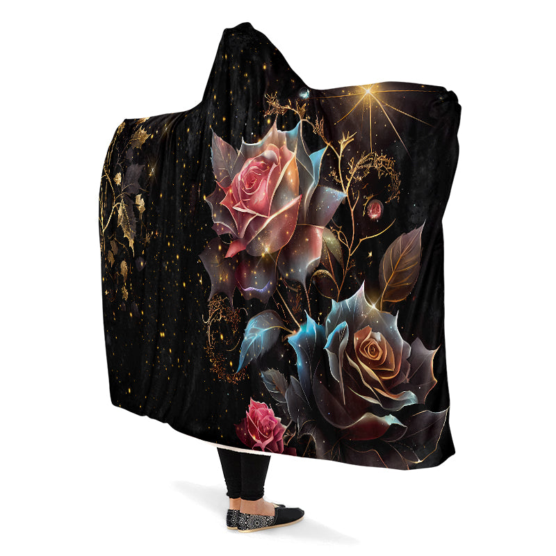 Magical Rose Hooded Blanket - Offbeat Sweetie