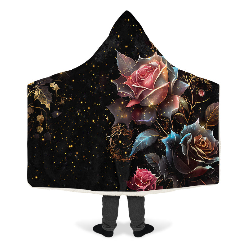Magical Rose Hooded Blanket - Offbeat Sweetie