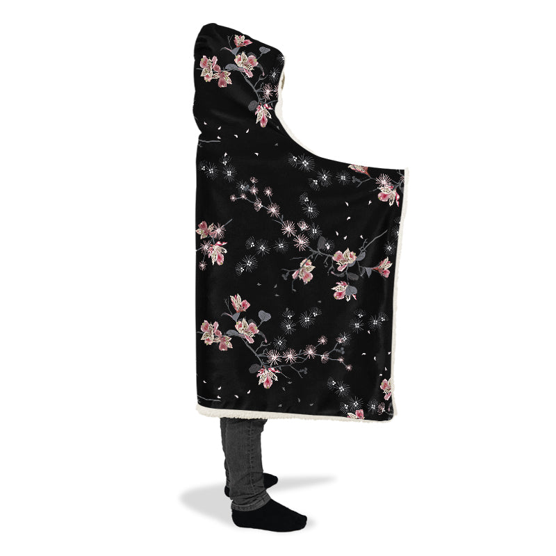 Night Garden Hooded Blanket