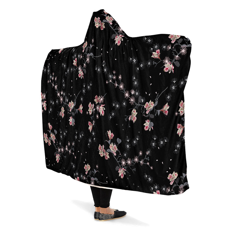 Night Garden Hooded Blanket