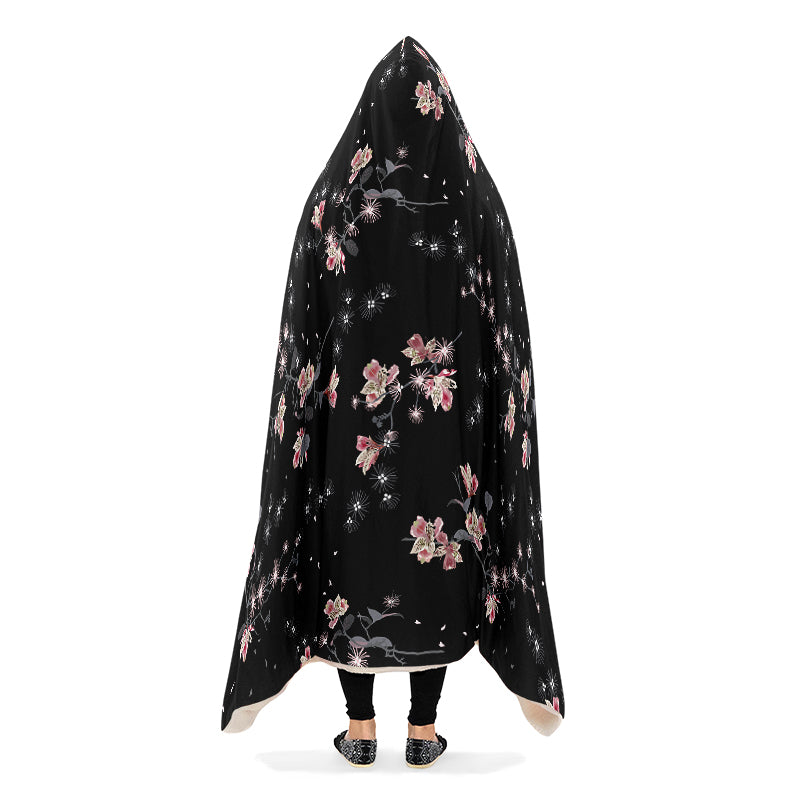 Night Garden Hooded Blanket