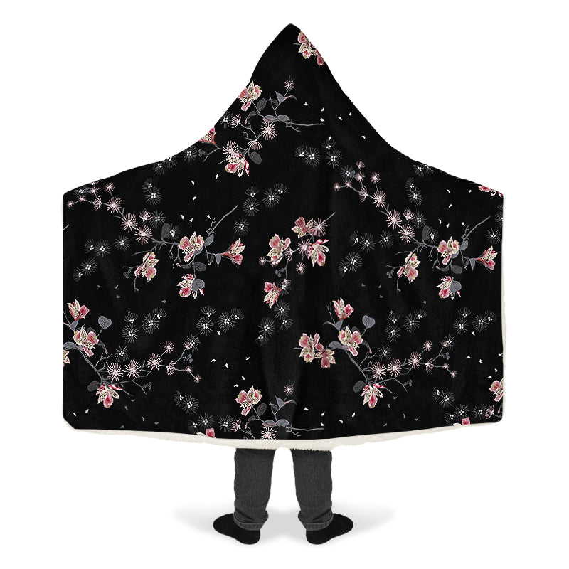 Night Garden Hooded Blanket