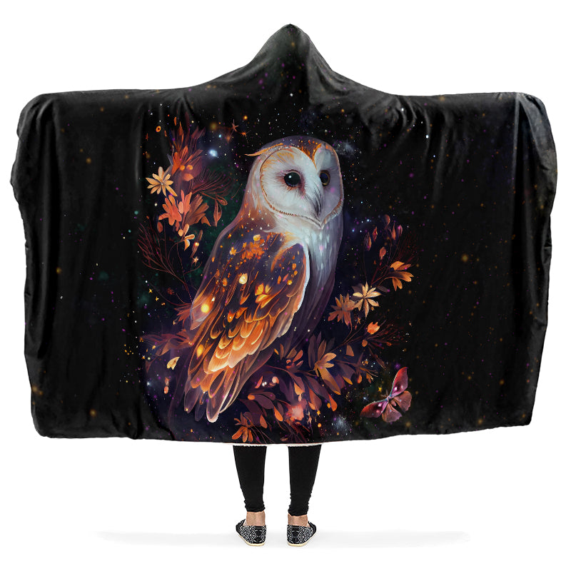 Owl Hooded Blanket - Offbeat Sweetie