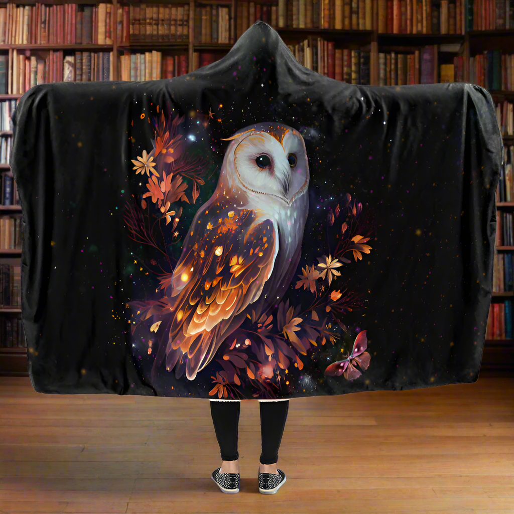 Owl Hooded Blanket - Offbeat Sweetie