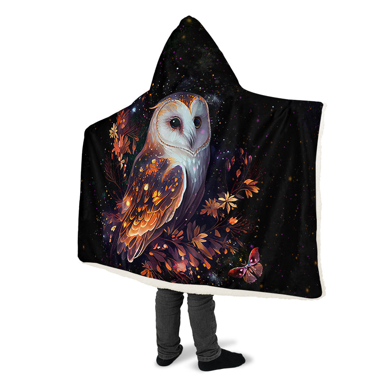 Owl Hooded Blanket - Offbeat Sweetie