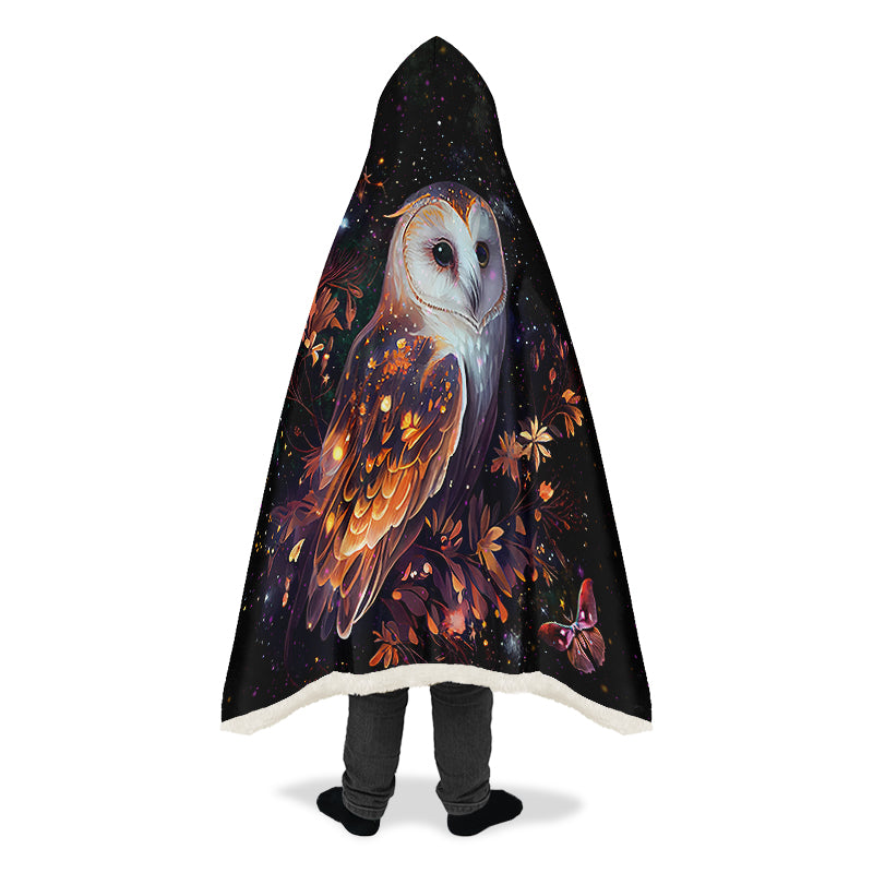Owl Hooded Blanket - Offbeat Sweetie