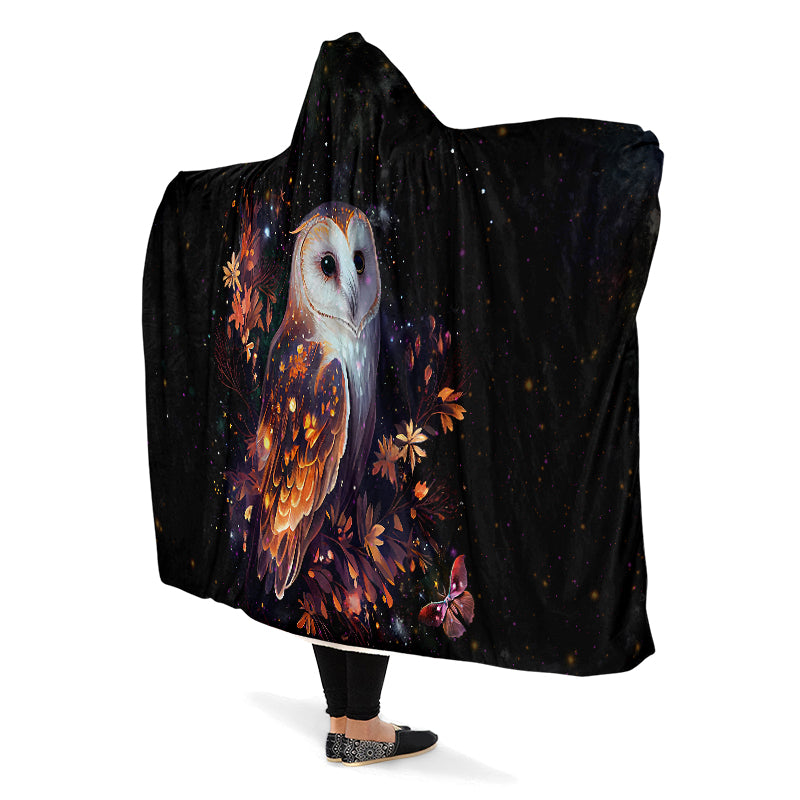 Owl Hooded Blanket - Offbeat Sweetie