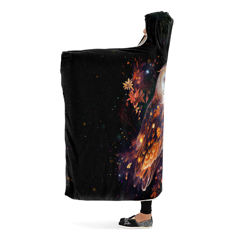 Owl Hooded Blanket - Offbeat Sweetie