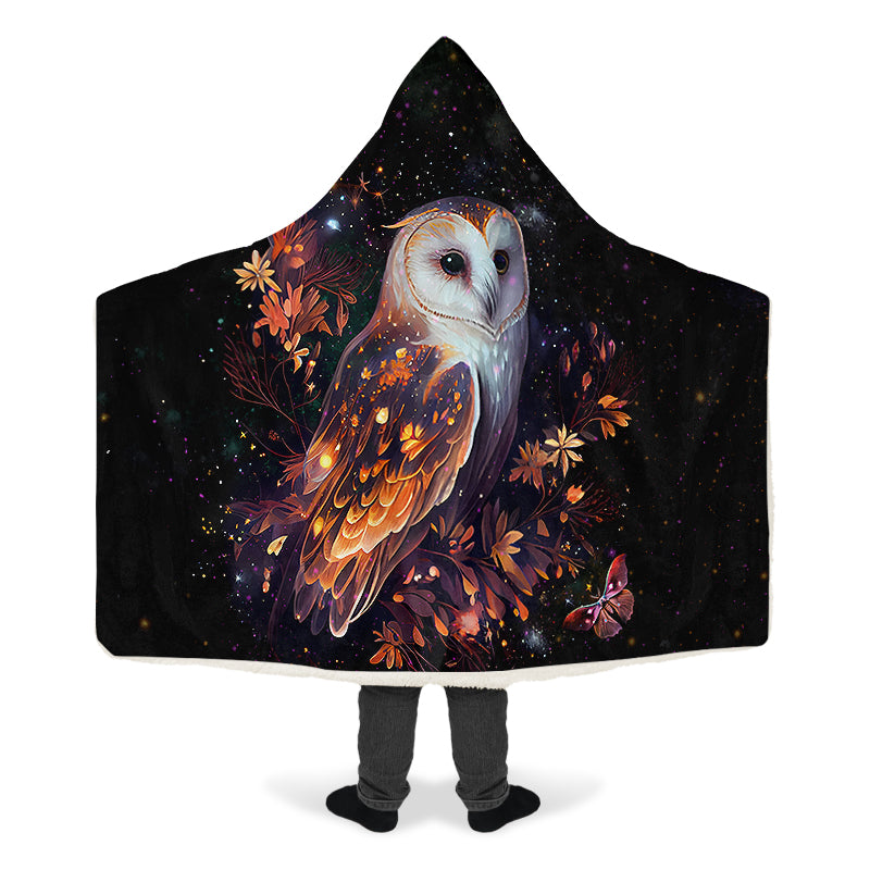 Owl Hooded Blanket - Offbeat Sweetie