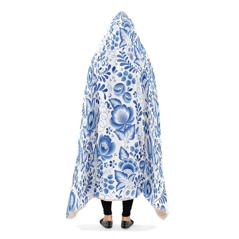 Porcelain Hooded Blanket