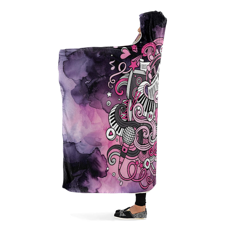 Rock Chic Hooded Blanket