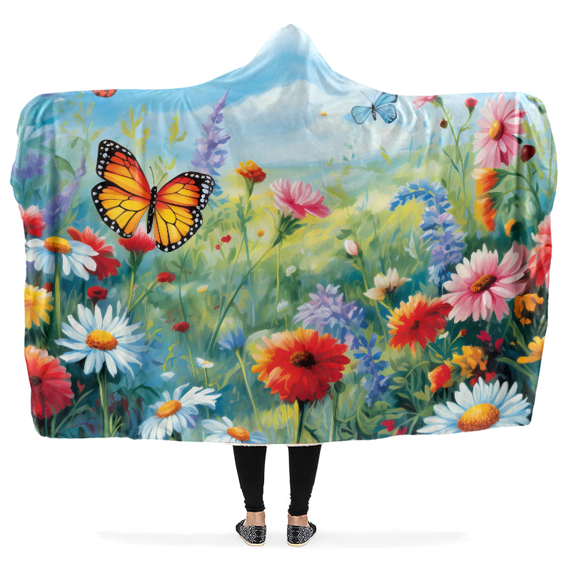 Springtime Hooded Blanket - Offbeat Sweetie