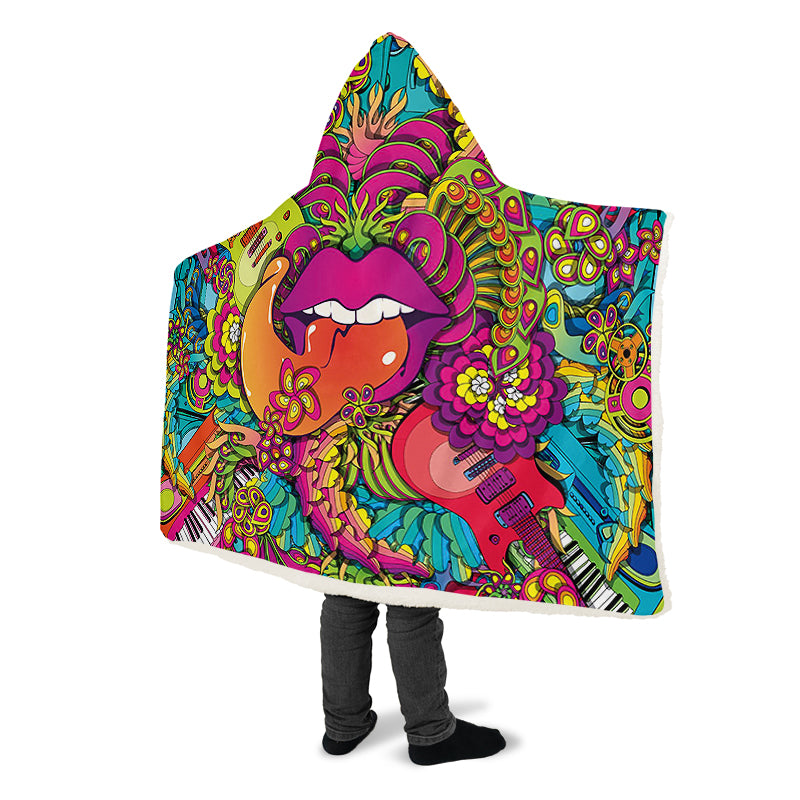 Summer Of Love Hooded Blanket