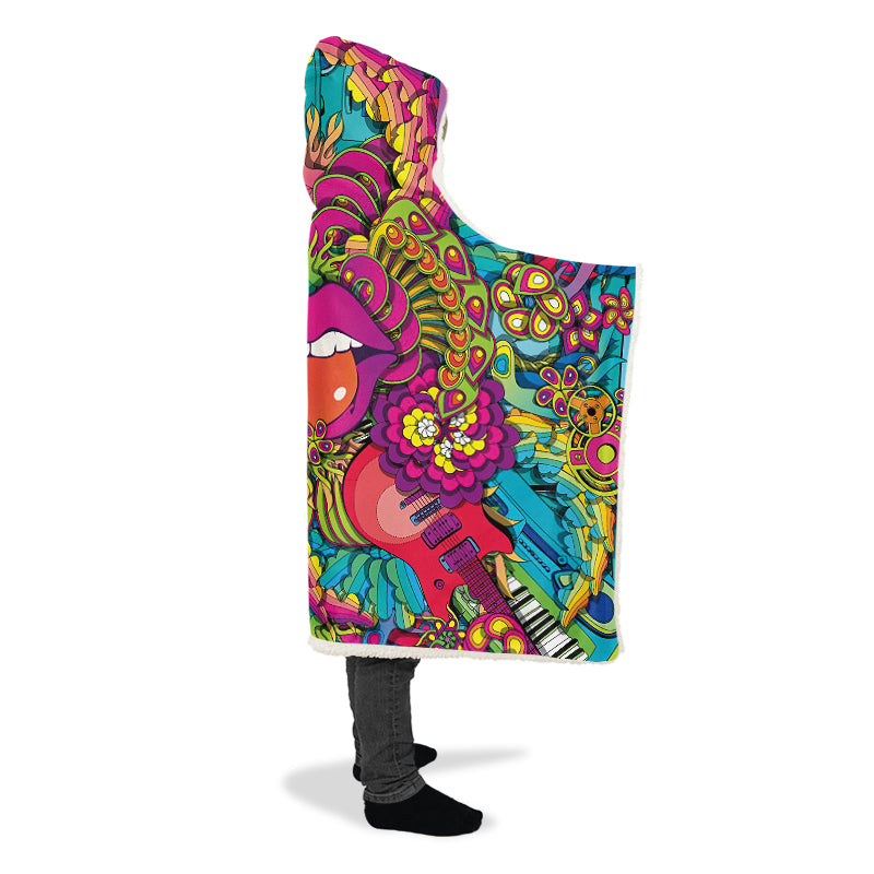 Summer Of Love Hooded Blanket