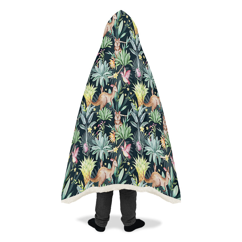 Wonderful Wildlife Hooded Blanket