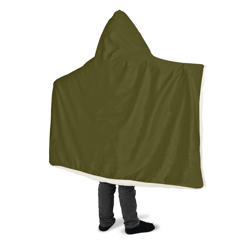Olive Hooded Blanket