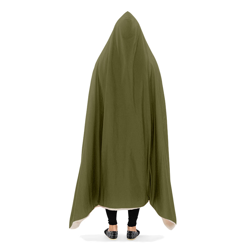 Olive Hooded Blanket