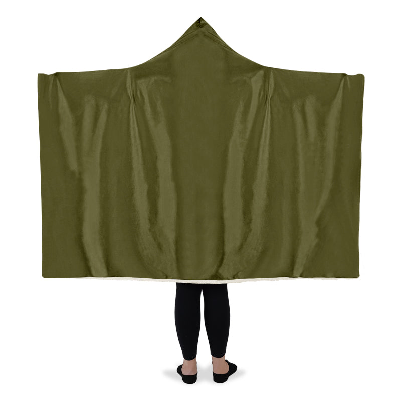 Olive Hooded Blanket