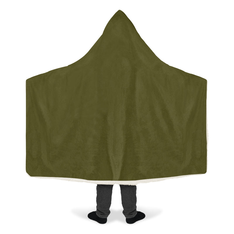 Olive Hooded Blanket