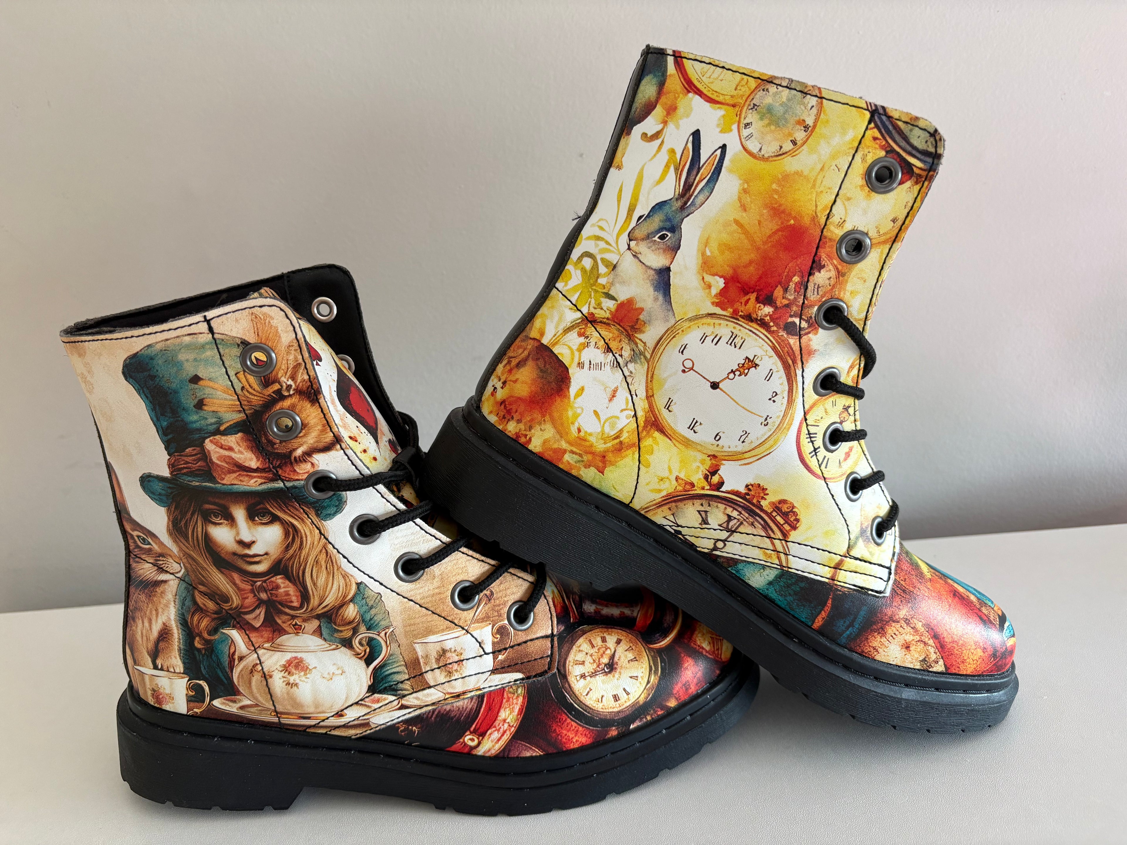 All Mad Here Boots - EU 39 / Women's US 7.5