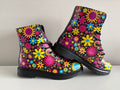 Funky Retro Flowers Boots - EU 43 / Women's US 11