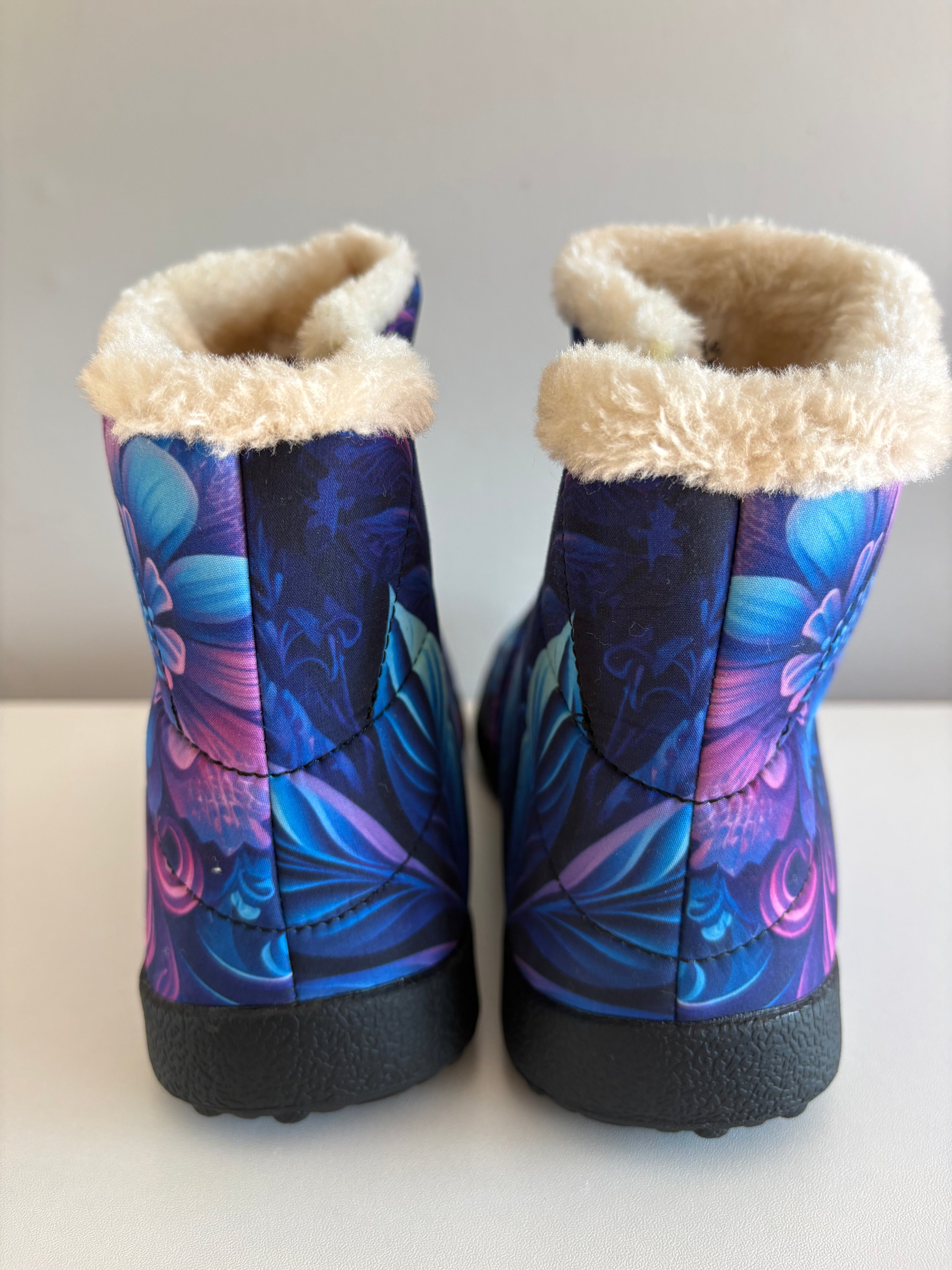 Secret Garden Faux Fur Ankle Boots - EU 44 / Women's US 11.5