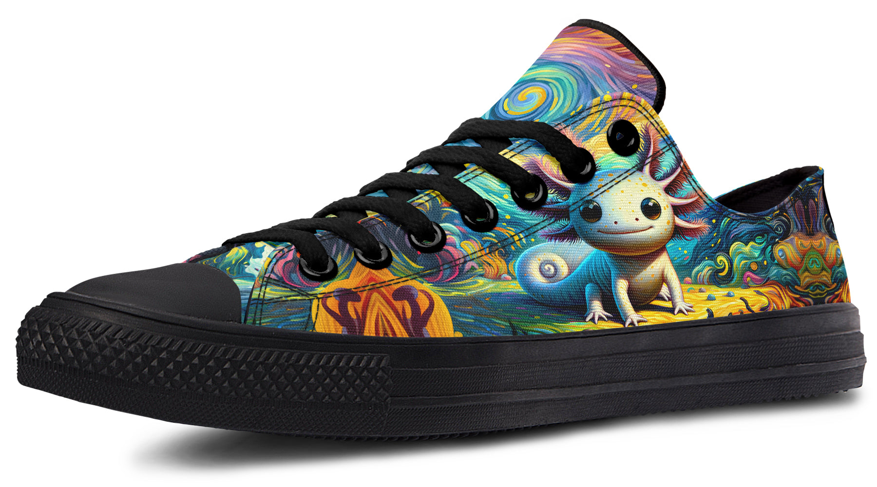 Adorable Axolotls Low Tops - Offbeat Sweetie