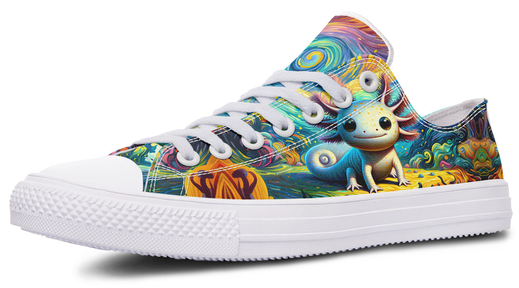 Adorable Axolotls Low Tops - Offbeat Sweetie