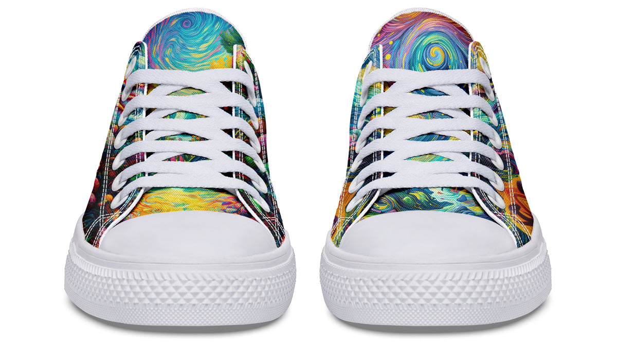 Adorable Axolotls Low Tops - Offbeat Sweetie