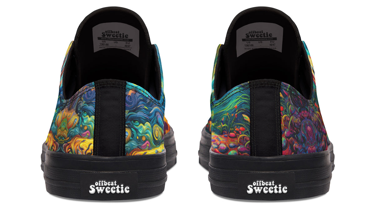 Adorable Axolotls Low Tops - Offbeat Sweetie