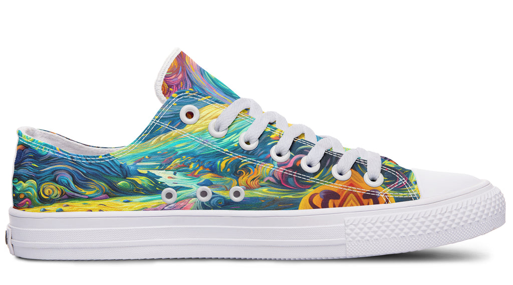 Adorable Axolotls Low Tops - Offbeat Sweetie