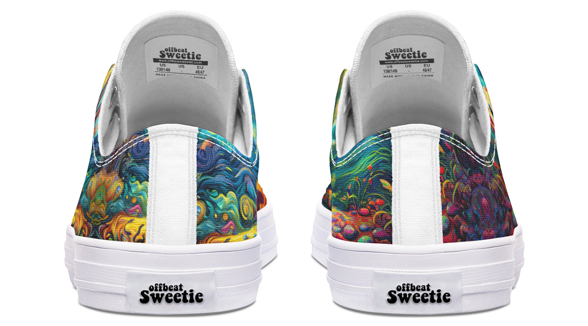 Adorable Axolotls Low Tops - Offbeat Sweetie