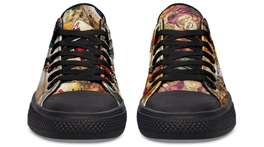 All Mad Here Low Tops (Wide)