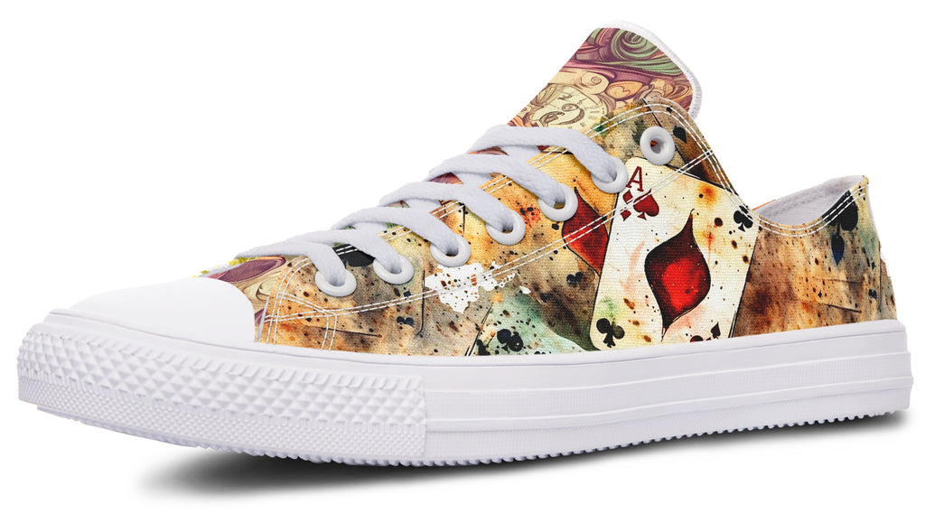 All Mad Here Low Tops (Wide)