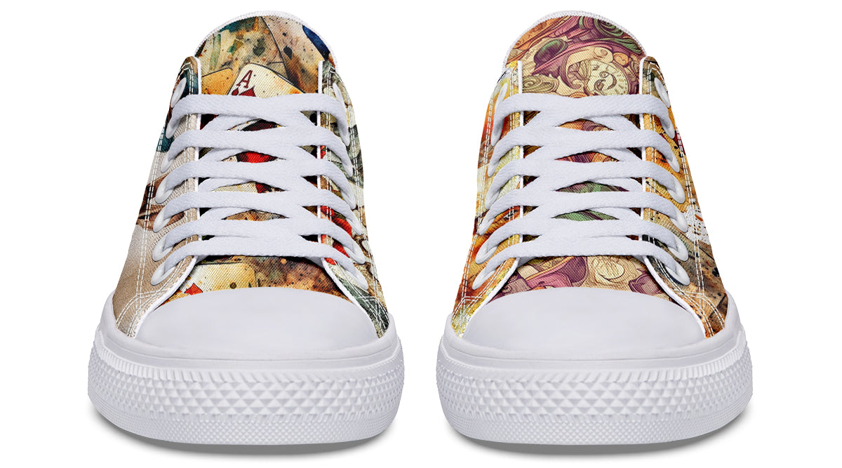 All Mad Here Low Tops (Wide)