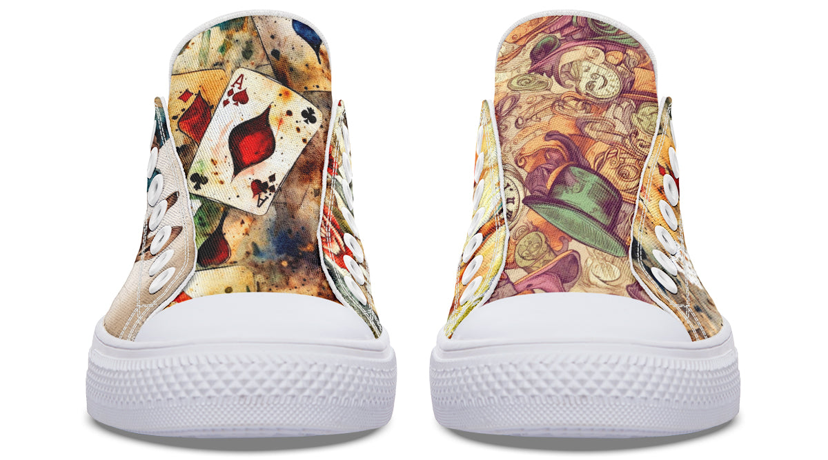 All Mad Here Low Tops (Wide)