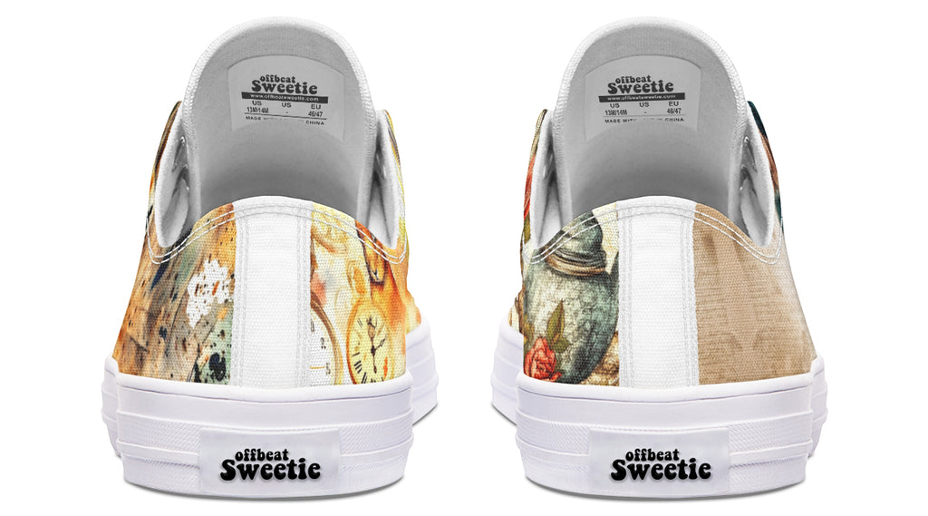 All Mad Here Low Tops (Wide)