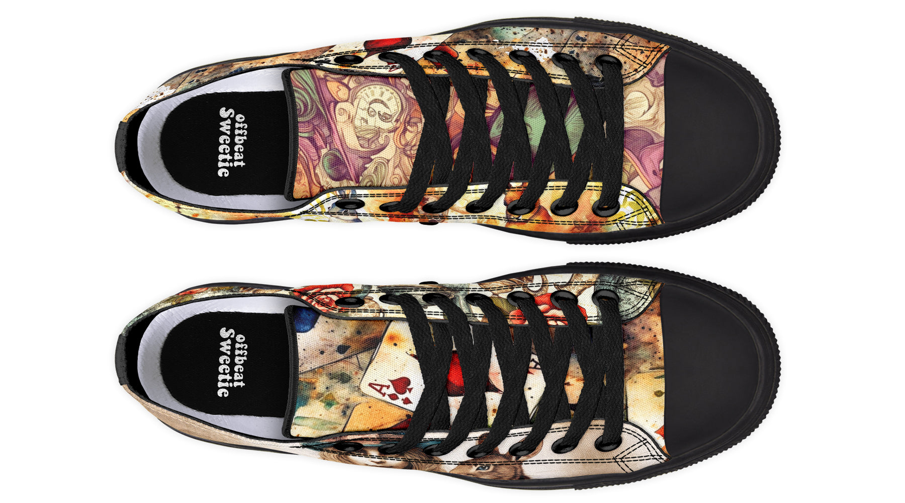 All Mad Here Low Tops (Wide)