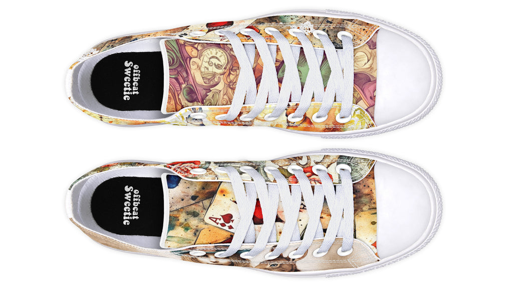 All Mad Here Low Tops (Wide)