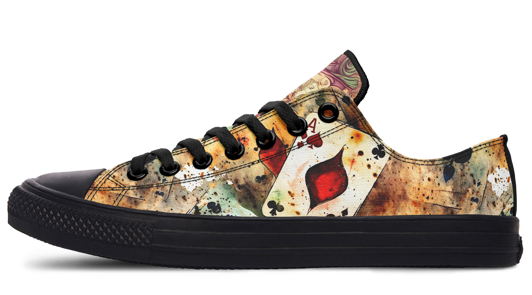 All Mad Here Low Tops - Offbeat Sweetie