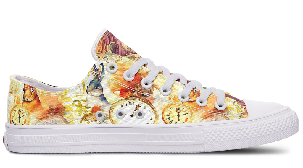All Mad Here Low Tops - Offbeat Sweetie