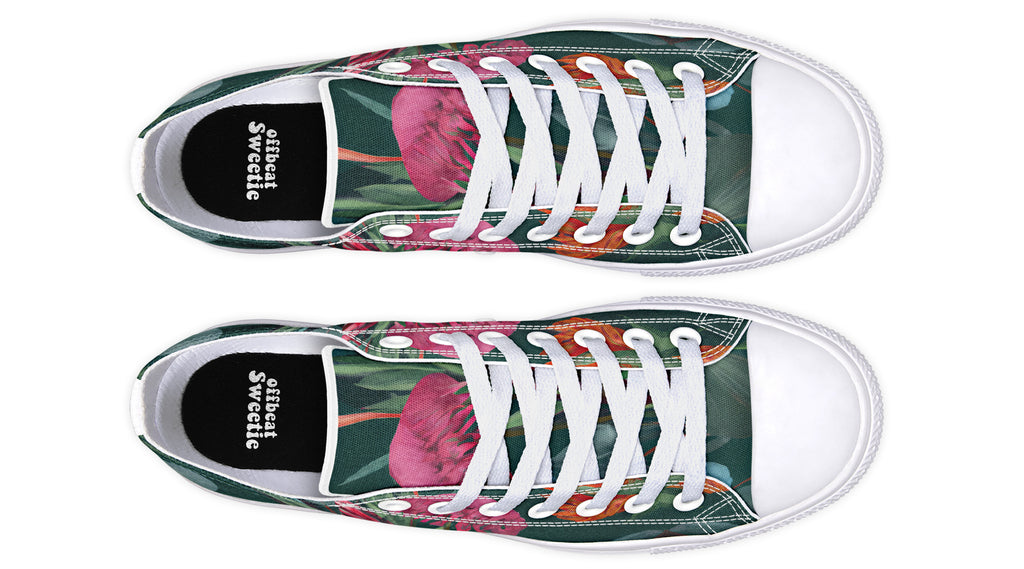 Australian Bouquet Low Tops - Offbeat Sweetie