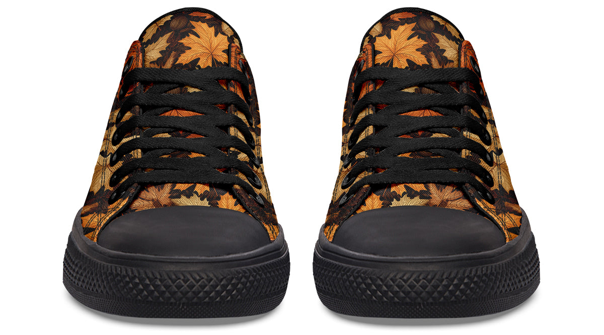 Autumn Leaves Low Tops (Wide)