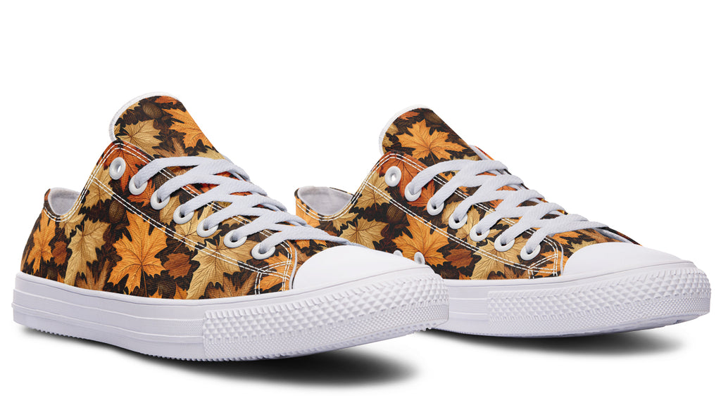 Autumn Leaves Low Tops (Wide)