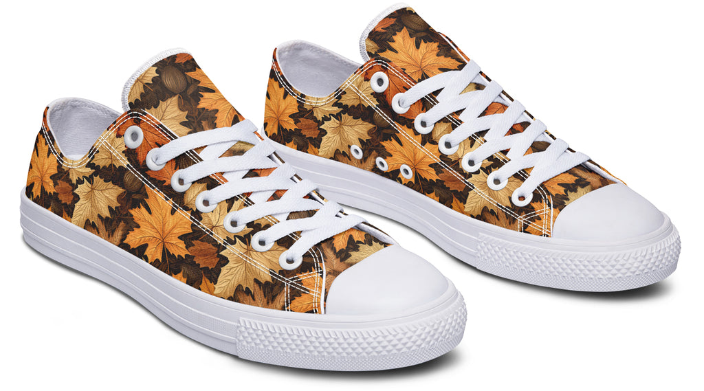 Autumn Leaves Low Tops (Wide)