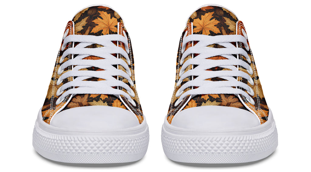 Autumn Leaves Low Tops (Wide)